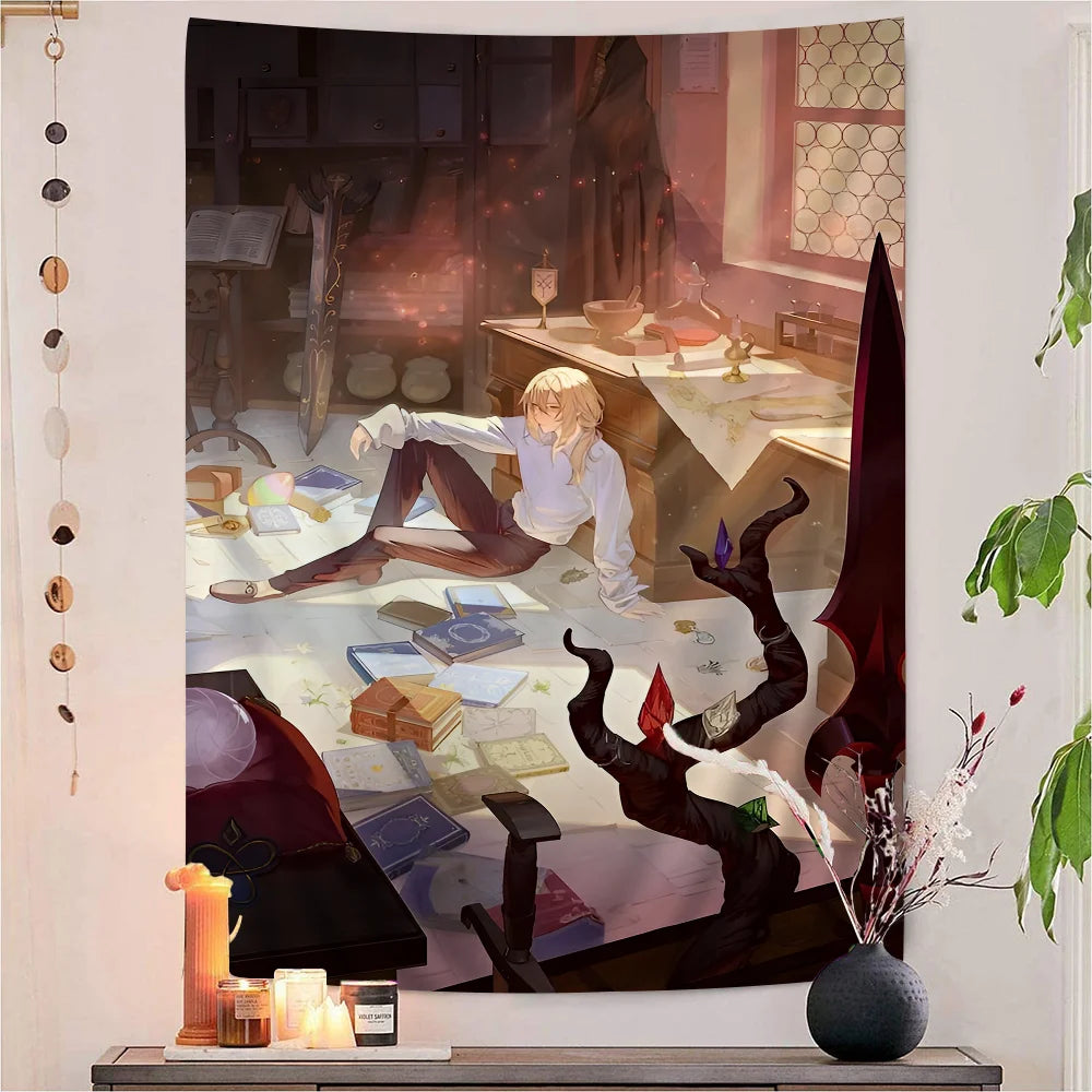 The Beginning After The End Arthur Leywin Dragonic Human Form Tapestry