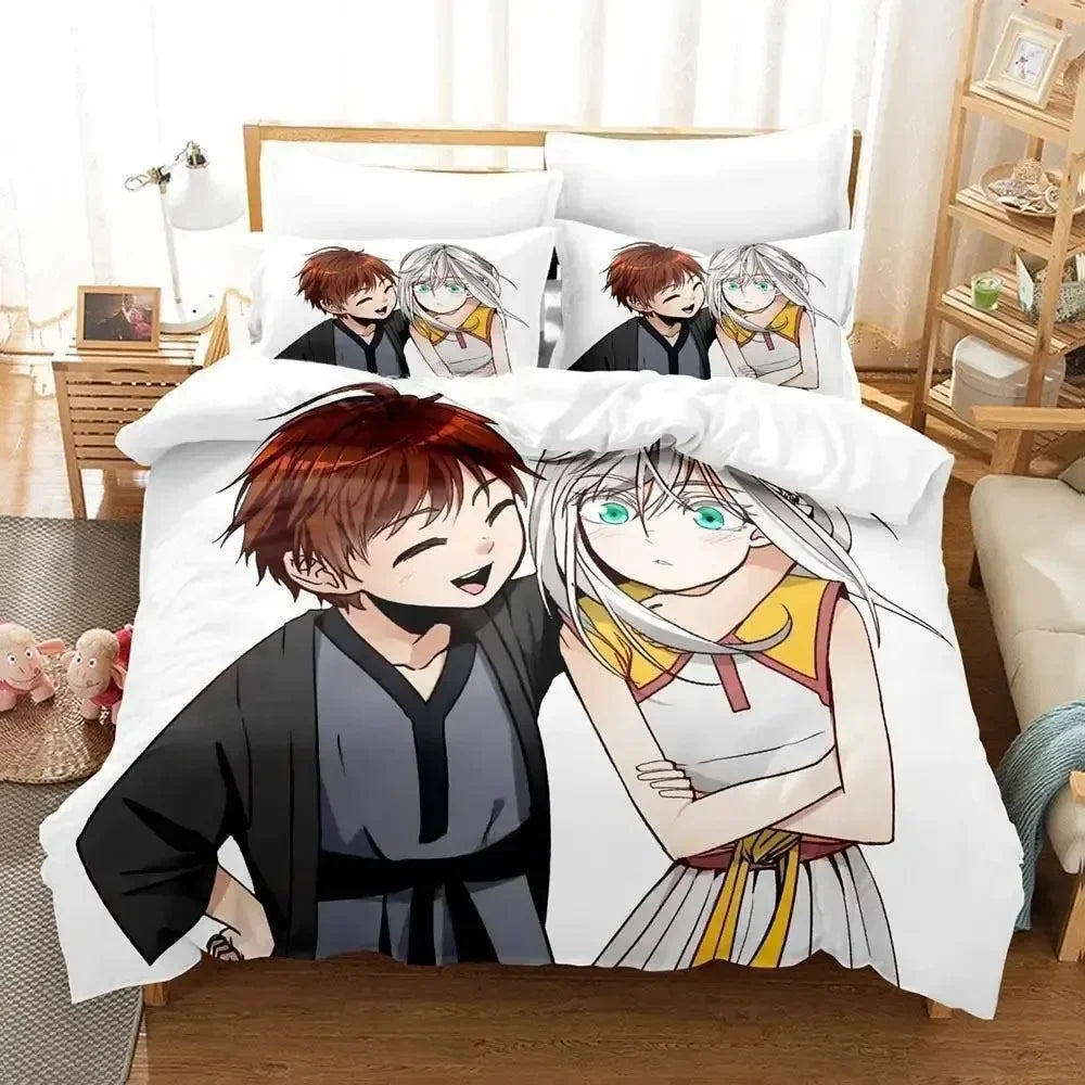 The Beginning After The End Tessia Eralith And Arthur Leywin Bed Set