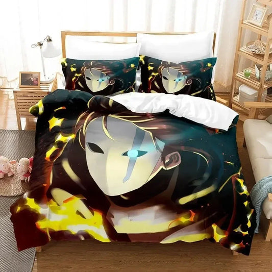 The Beginning After The End Mask Bed Set