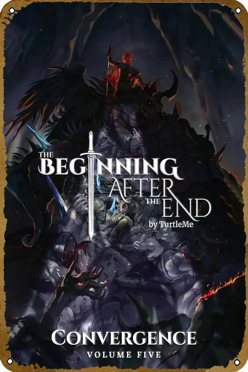The Beginning After The End Convergence Metal Plate